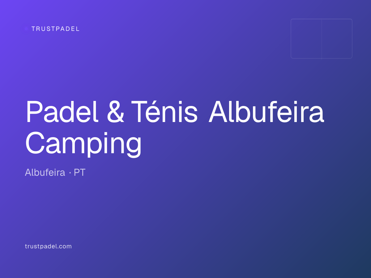 Padel & Ténis Albufeira Camping padel club