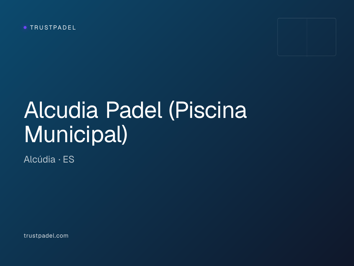 Alcudia Padel (Piscina Municipal) padel club