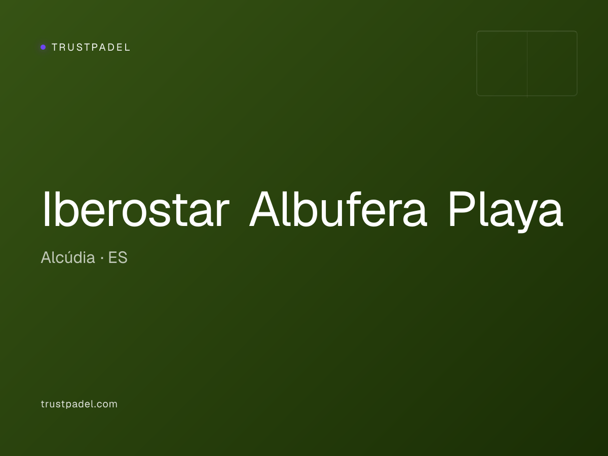 Iberostar Albufera Playa padel club
