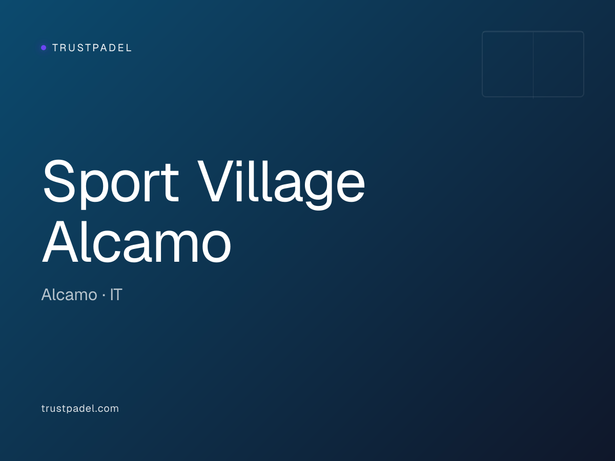 Sport Village Alcamo padel club
