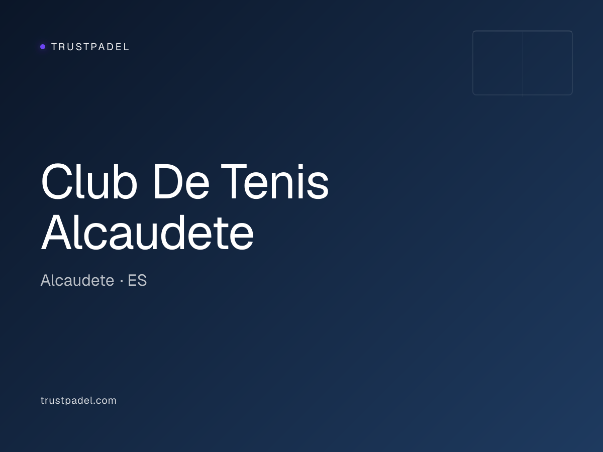 Club De Tenis Alcaudete padel club