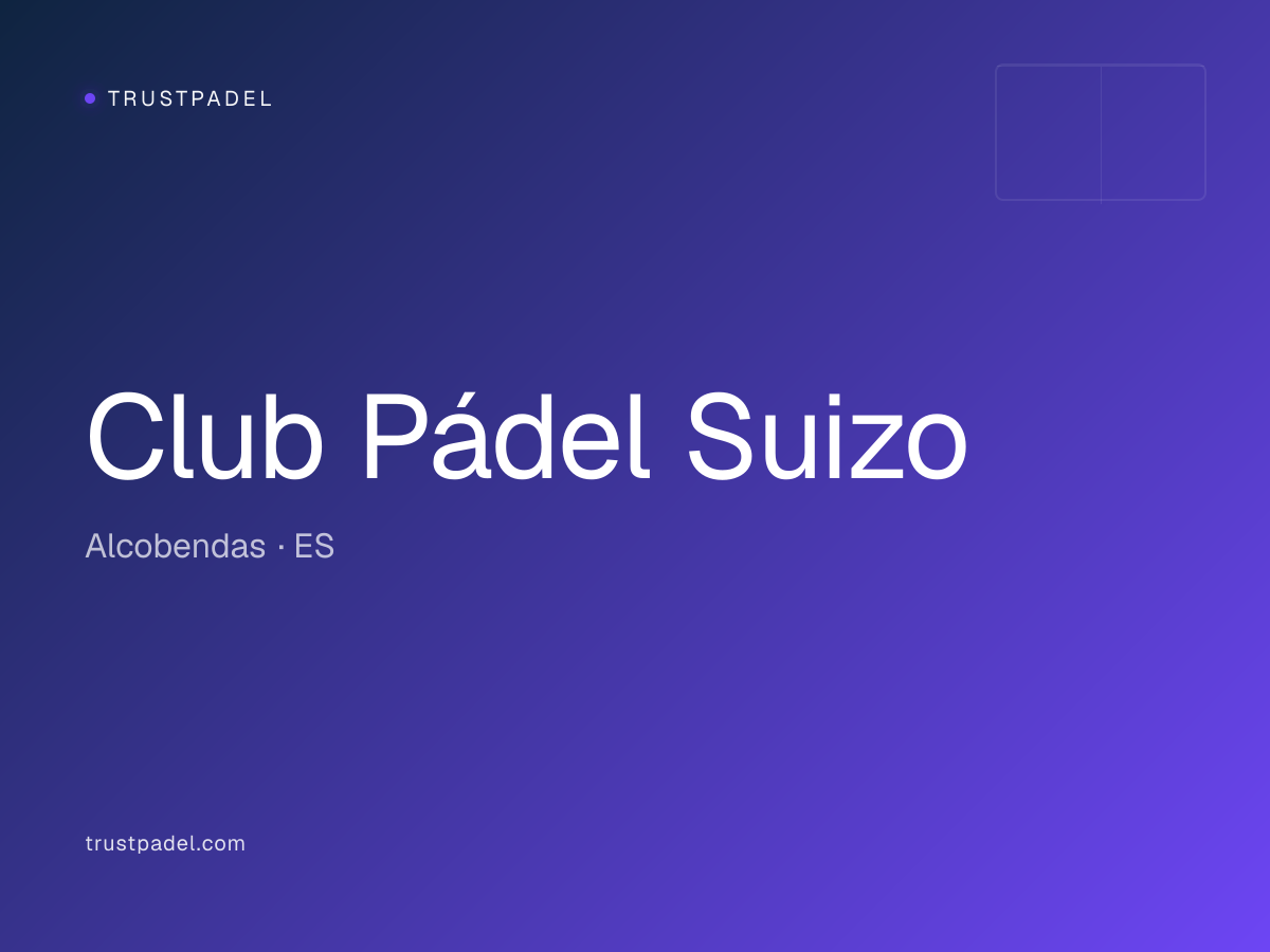 Club Pádel Suizo padel club