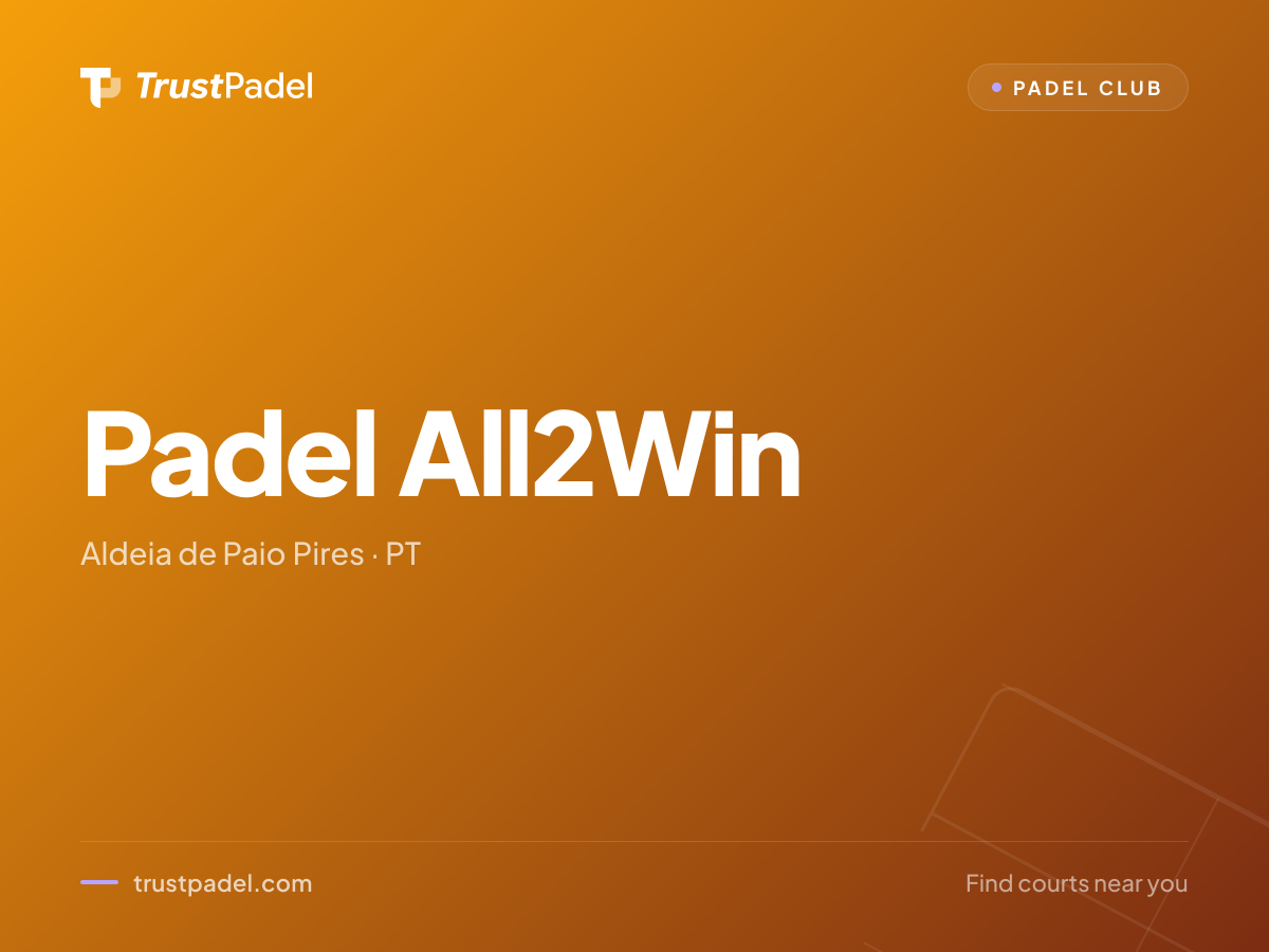 Padel All2Win padel club
