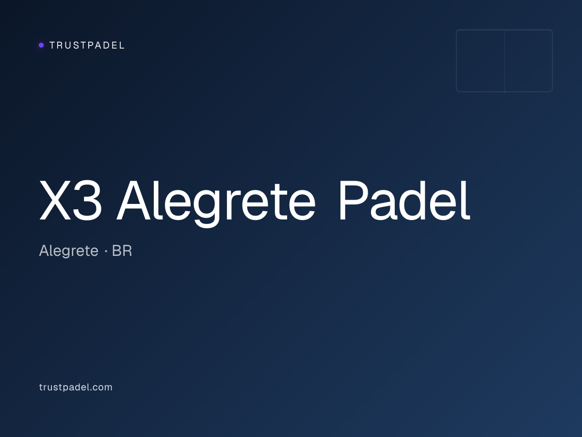 X3 Alegrete Padel padel club