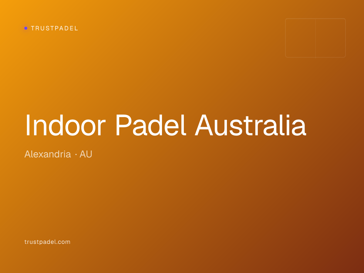 Indoor Padel Australia padel club