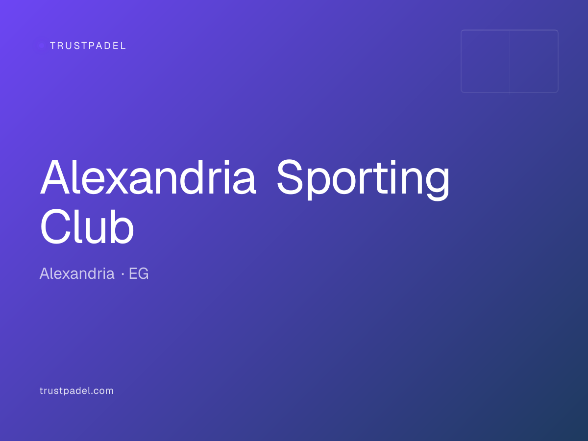 Alexandria Sporting Club padel club