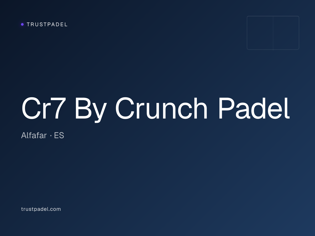 Cr7 By Crunch Padel padel club
