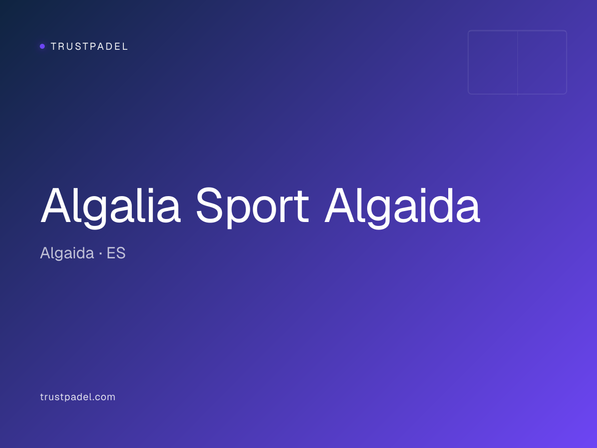 Algalia Sport Algaida padel club