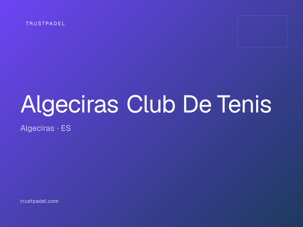Algeciras Club De Tenis padel club