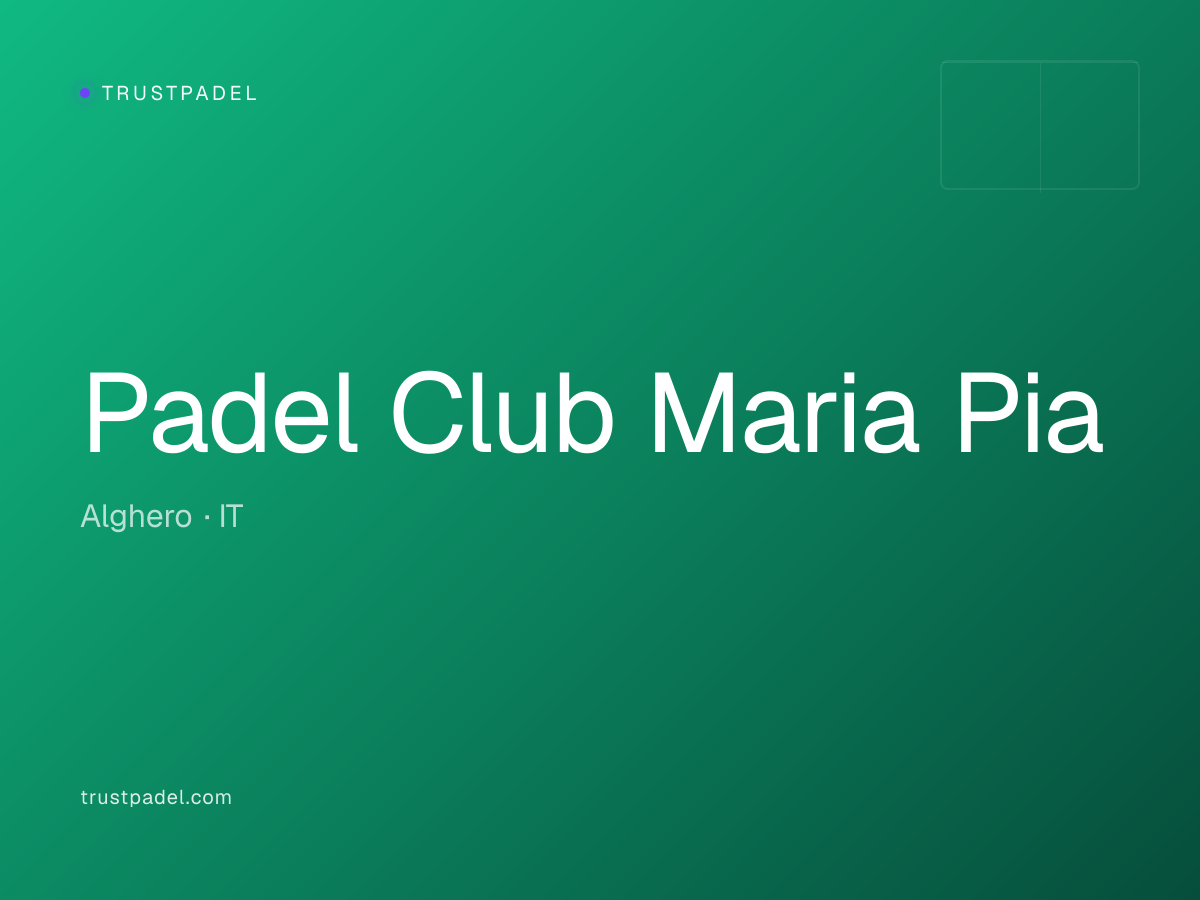 Padel Club Maria Pia padel club