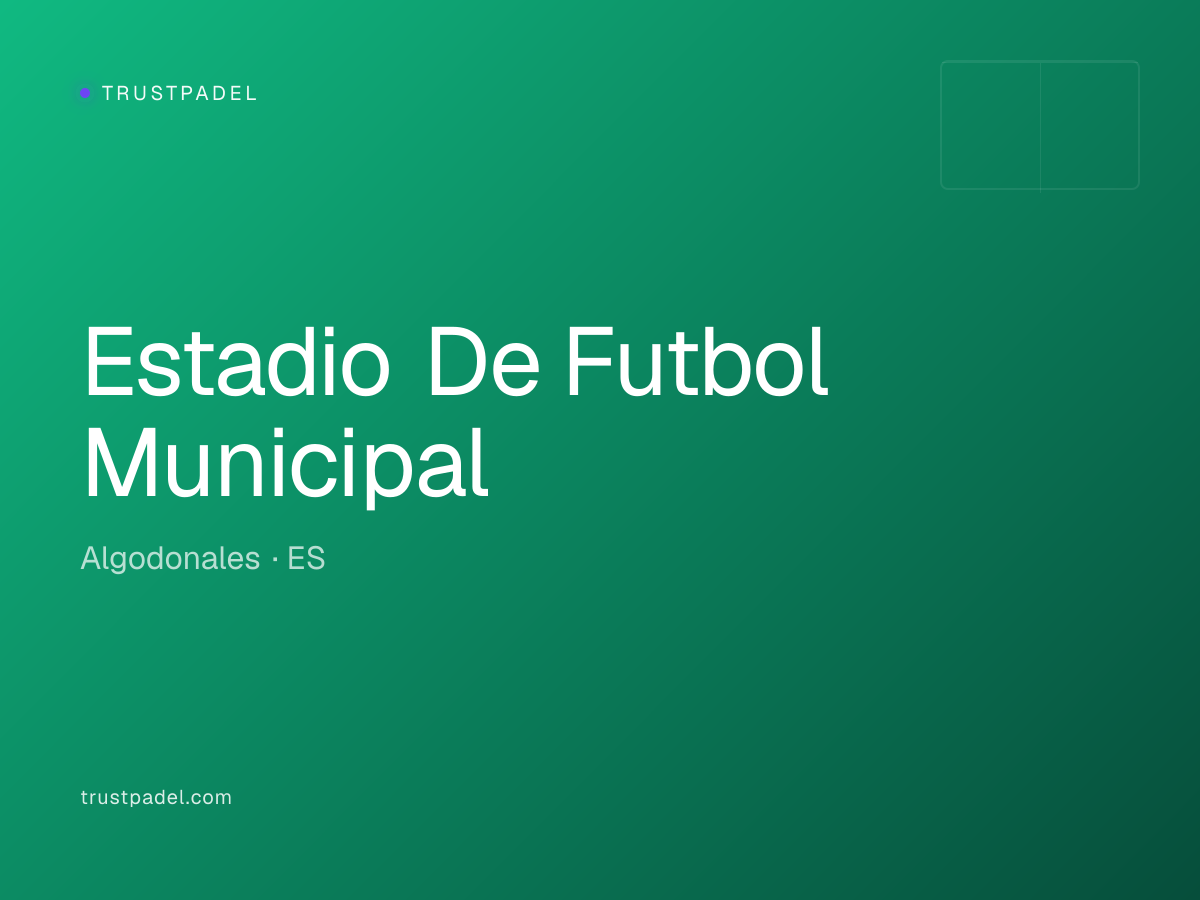 Estadio De Futbol Municipal padel club