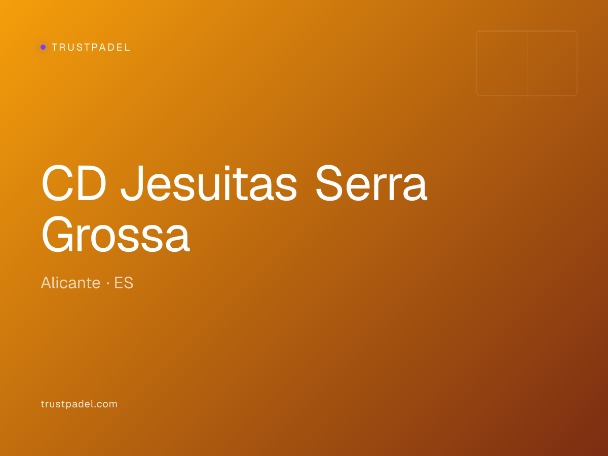 CD Jesuitas Serra Grossa padel club
