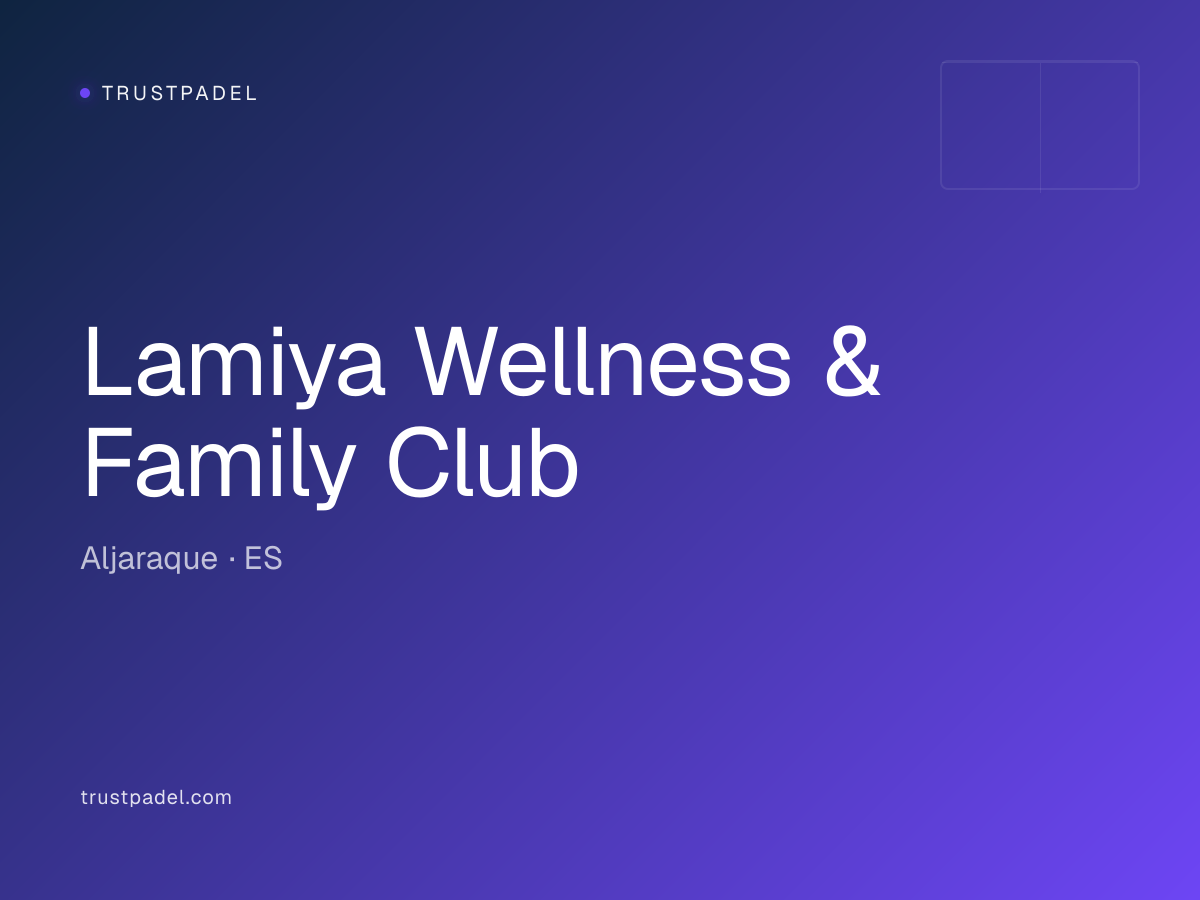 Lamiya Wellness & Family Club padel club