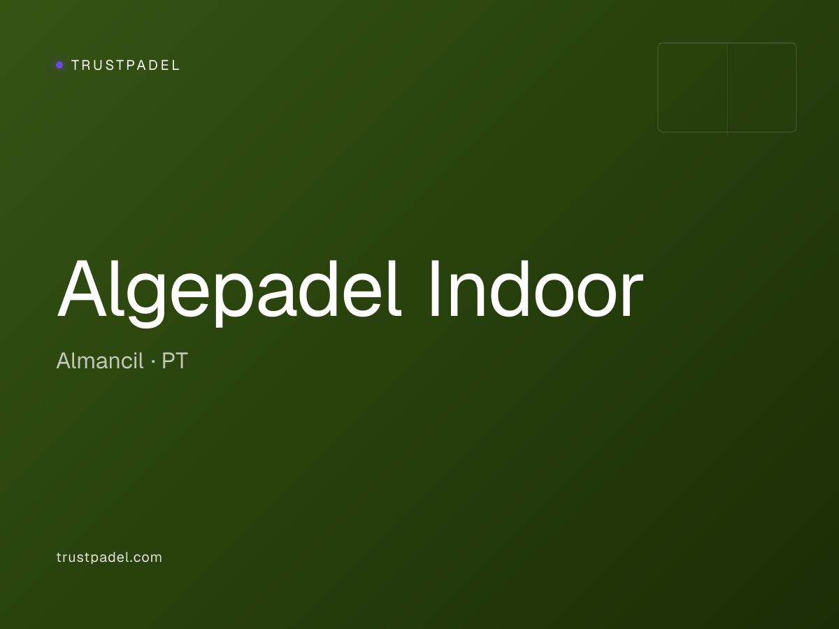 Algepadel Indoor padel club