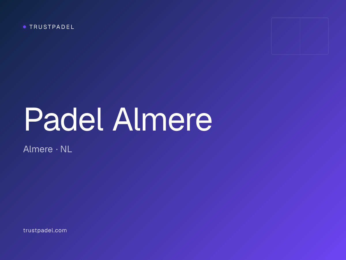 Padel Almere padel club