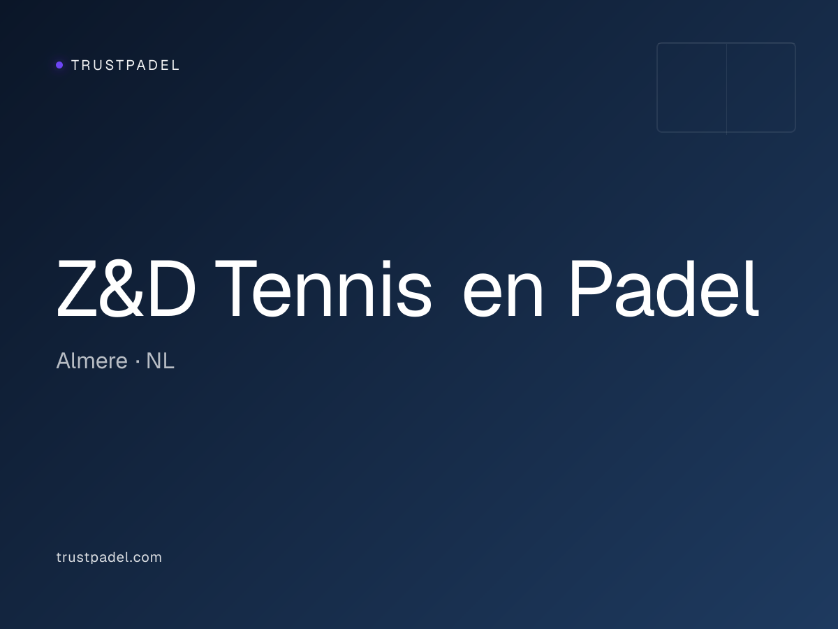 Z&D Tennis en Padel padel club