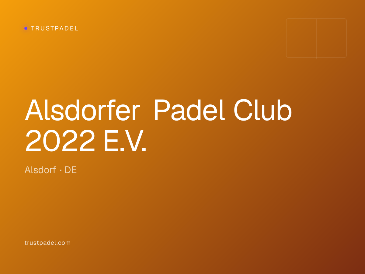 Alsdorfer Padel Club 2022 E.V. padel club