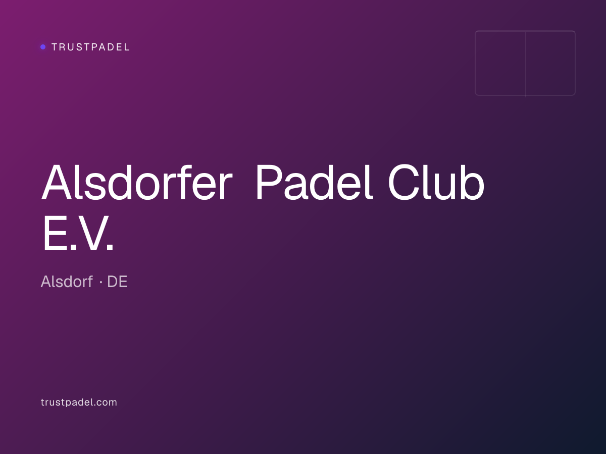 Alsdorfer Padel Club E.V. padel club