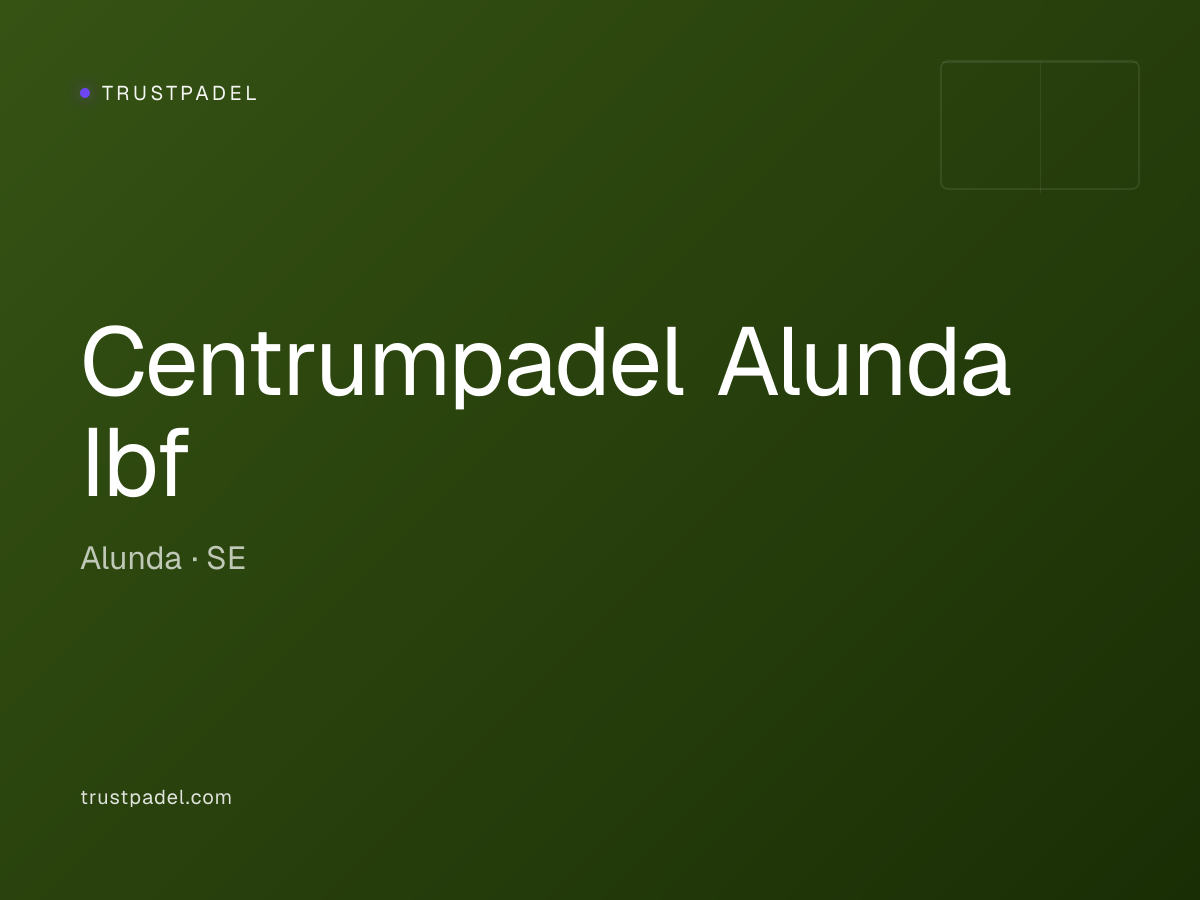 Centrumpadel Alunda Ibf padel club