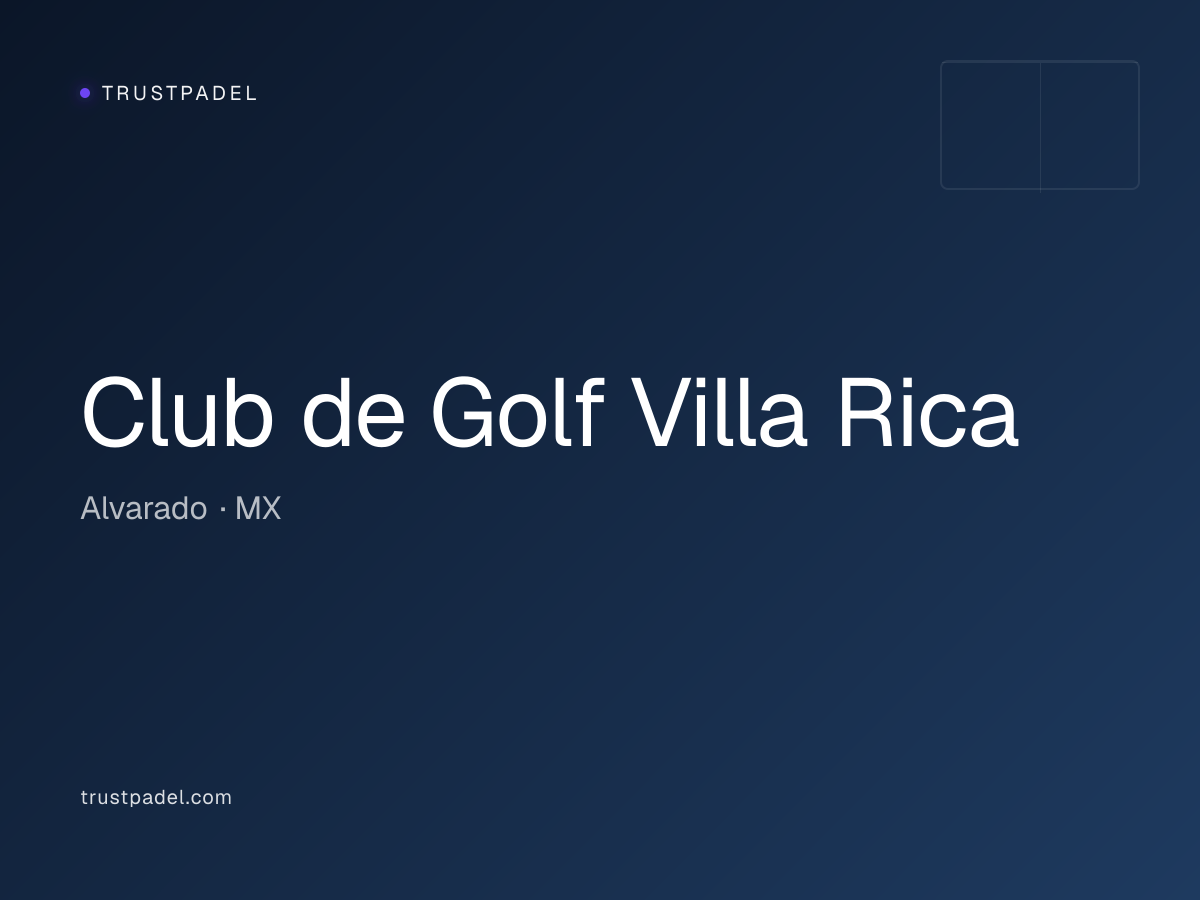 Club de Golf Villa Rica padel club
