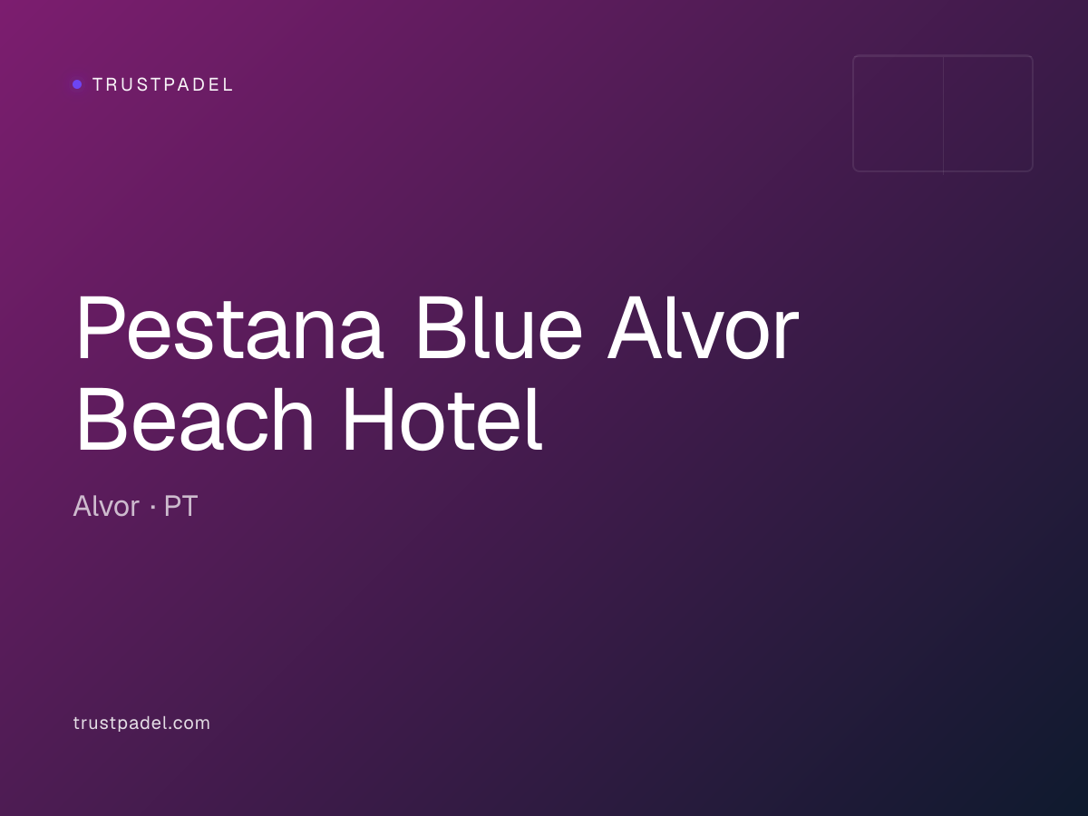 Pestana Blue Alvor Beach Hotel padel club