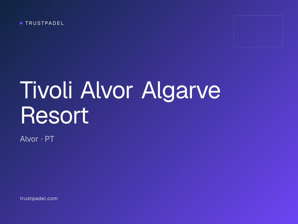 Tivoli Alvor Algarve Resort padel club
