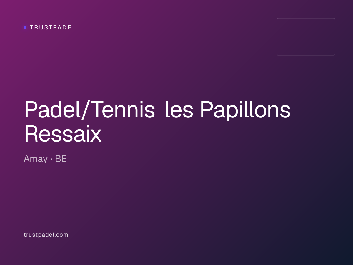 Padel/Tennis les Papillons Ressaix padel club