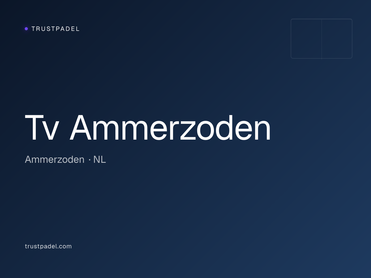 Tv Ammerzoden padel club