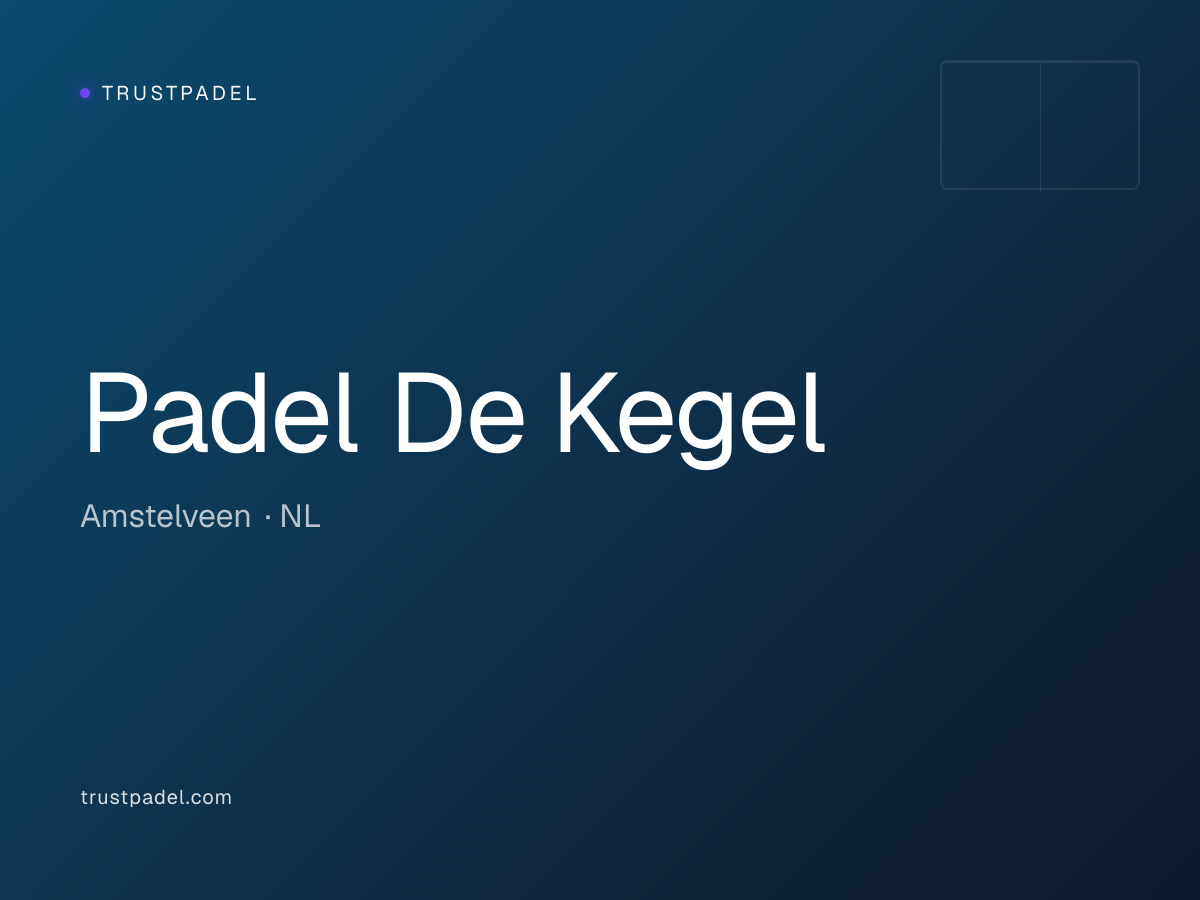 Padel De Kegel padel club