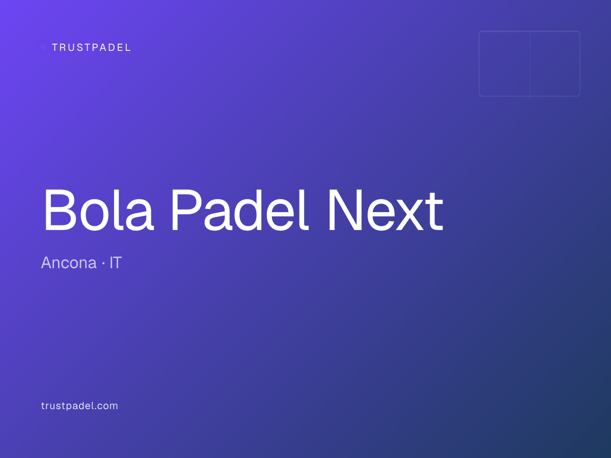 Bola Padel Next padel club