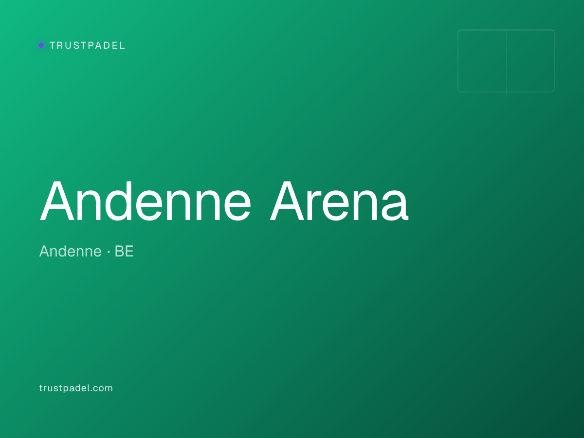 Andenne Arena padel club