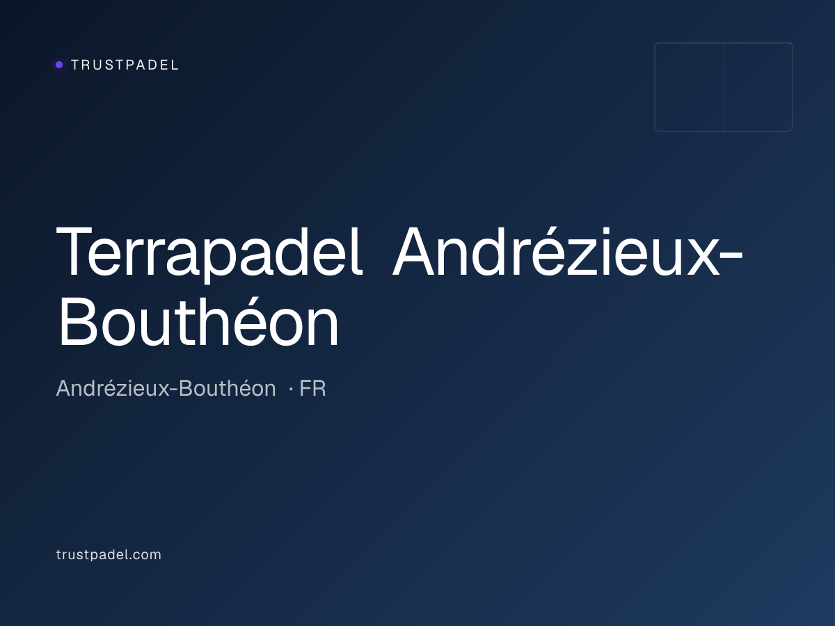 Terrapadel Andrézieux-Bouthéon padel club