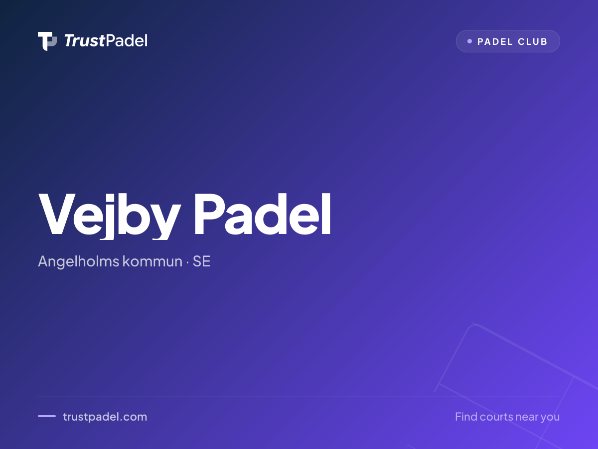 Vejby Padel padel club