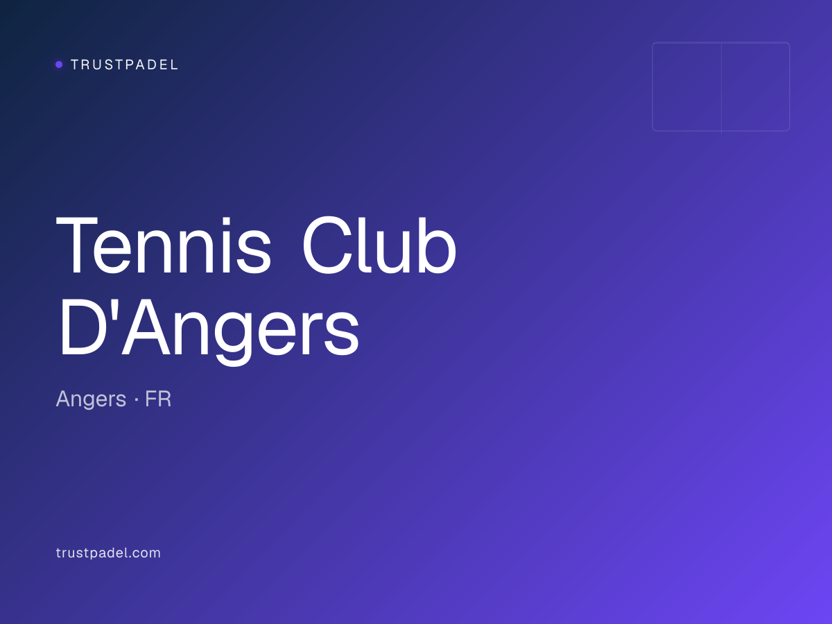 Tennis Club D'Angers padel club