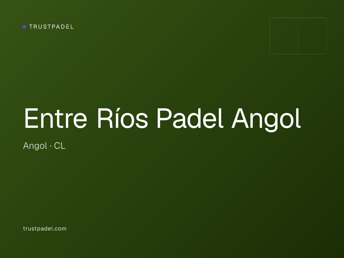Entre Ríos Padel Angol padel club