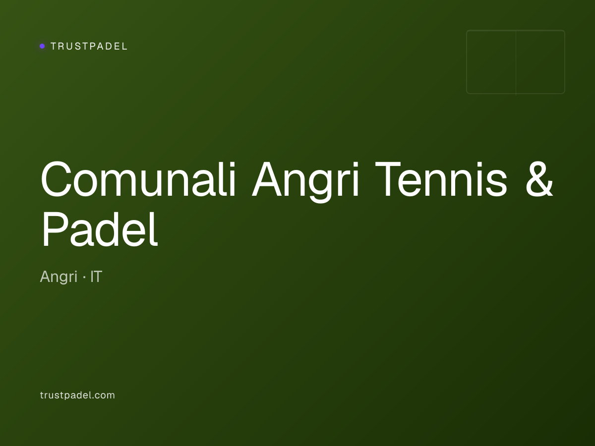 Comunali Angri Tennis & Padel padel club