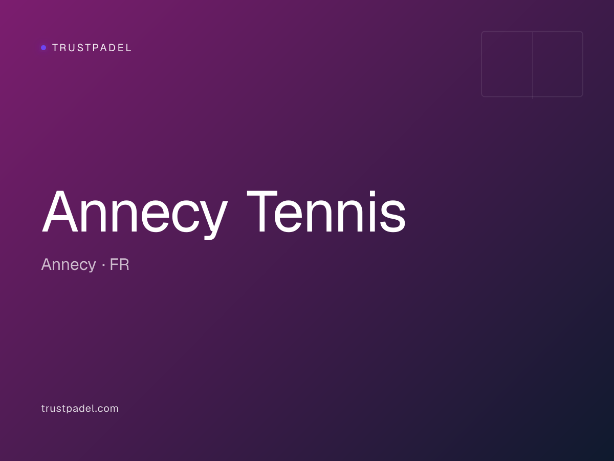 Annecy Tennis padel club