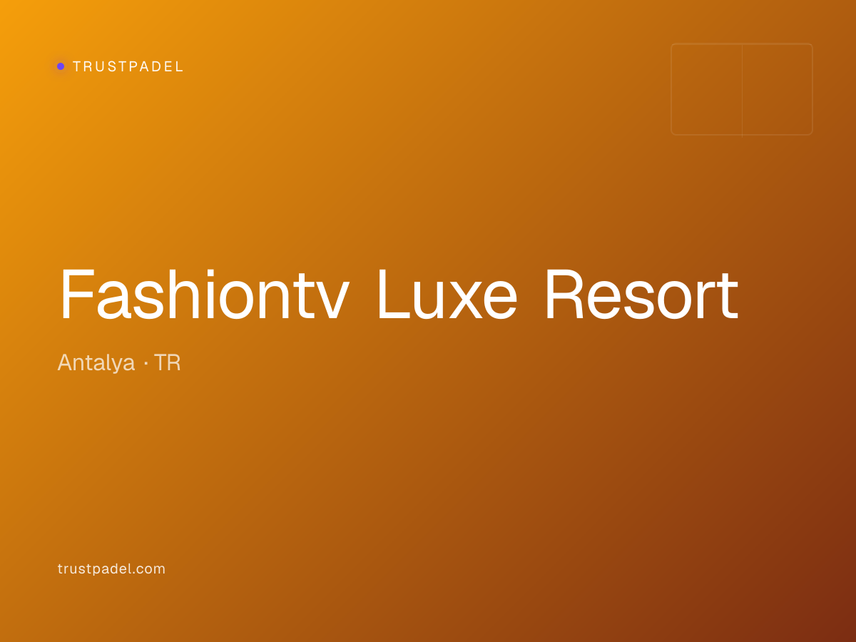 Fashiontv Luxe Resort padel club