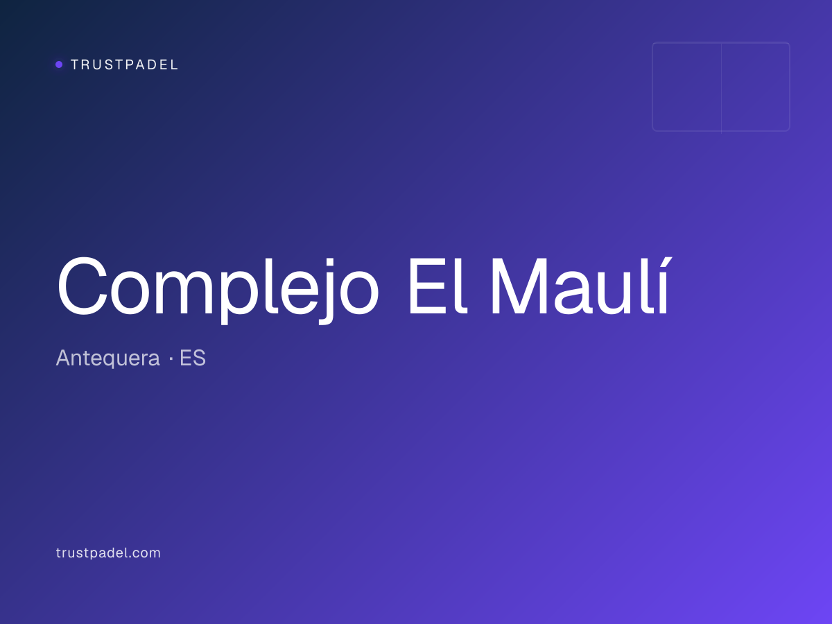 Complejo El Maulí padel club