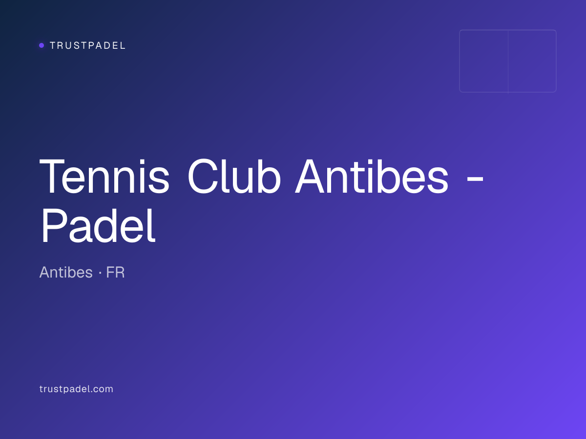 Tennis Club Antibes -Padel padel club