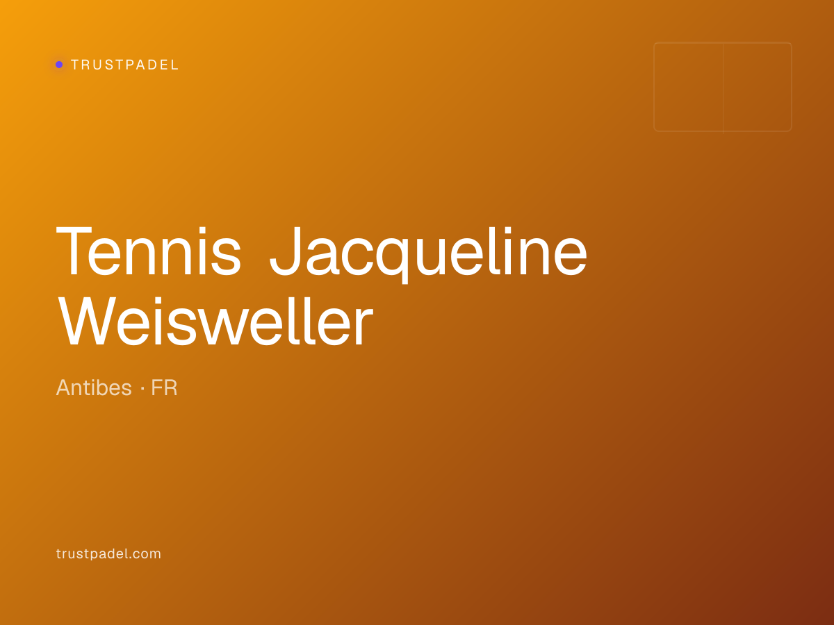 Tennis Jacqueline Weisweller padel club