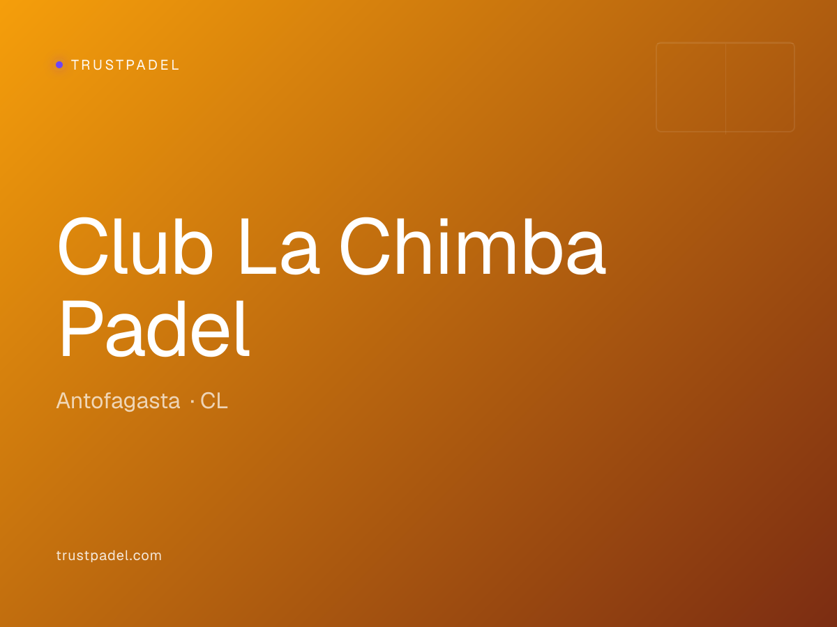 Club La Chimba Padel padel club