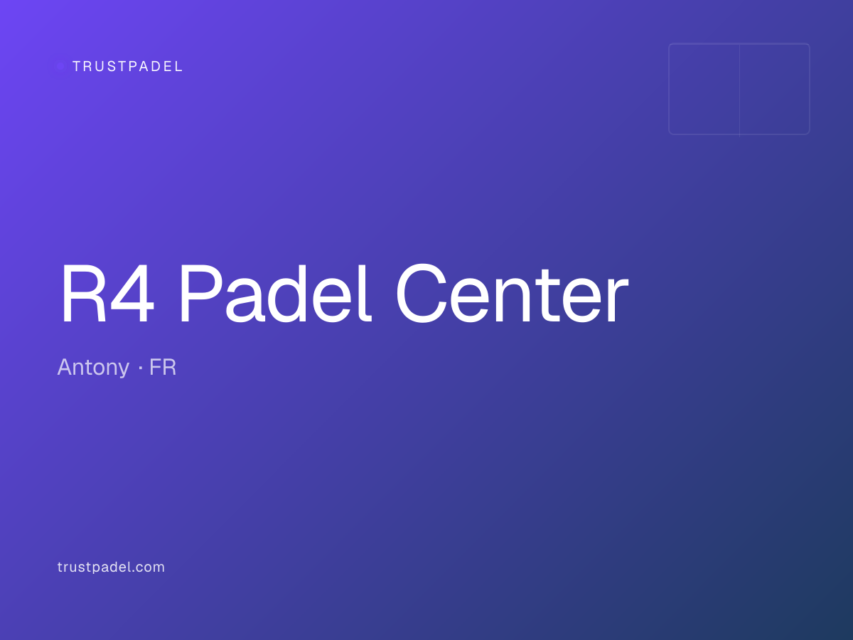R4 Padel Center padel club