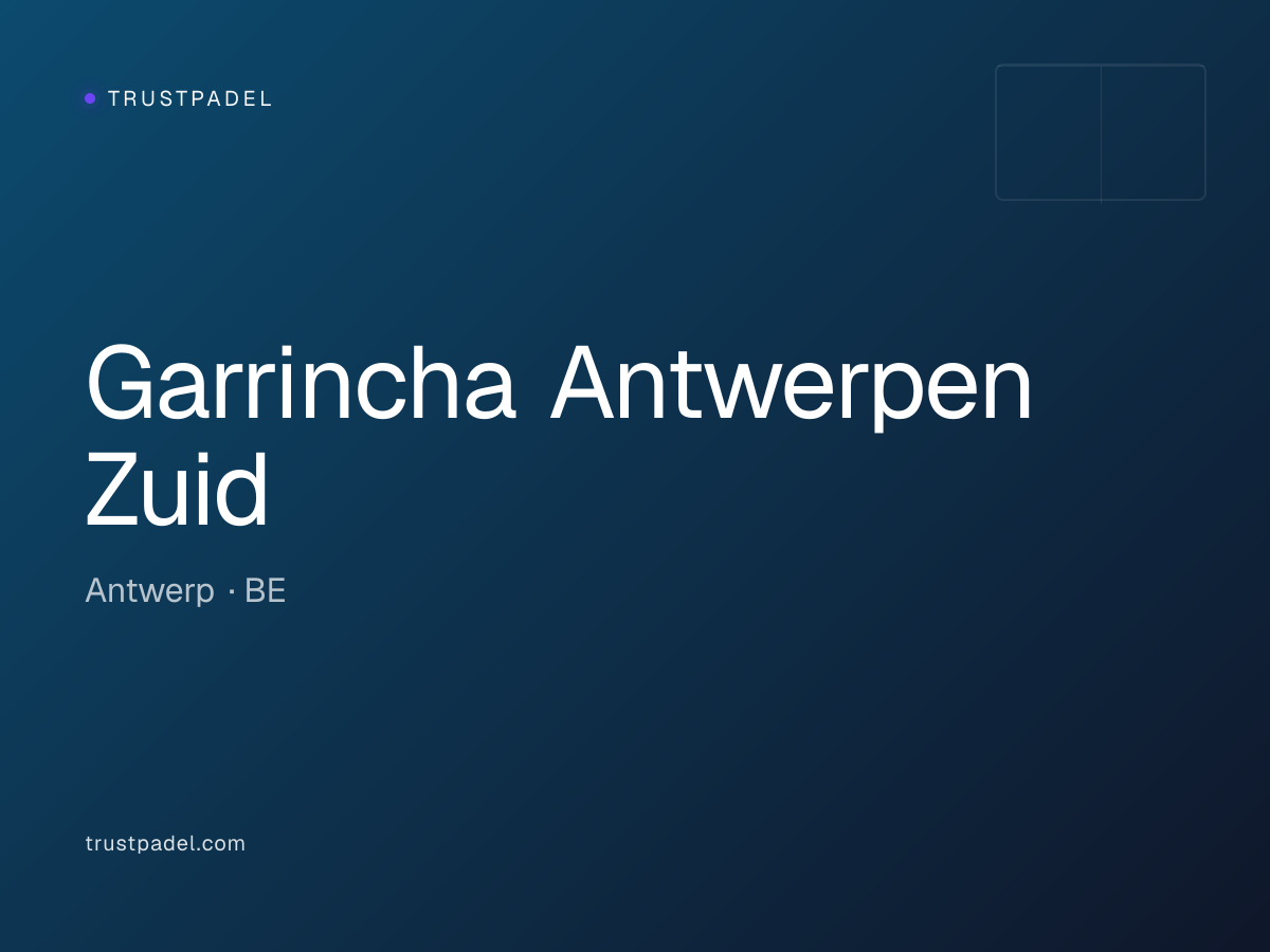 Garrincha Antwerpen Zuid padel club