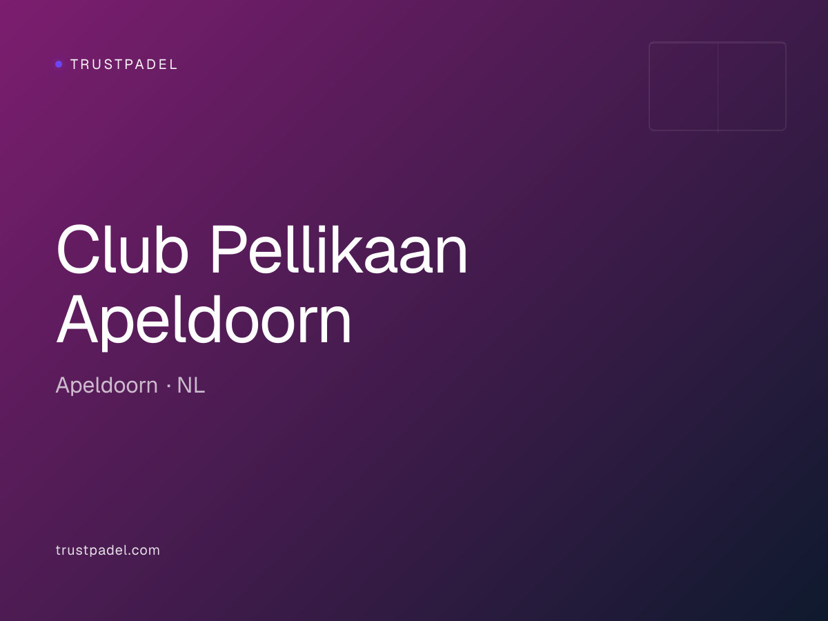 Club Pellikaan Apeldoorn padel club