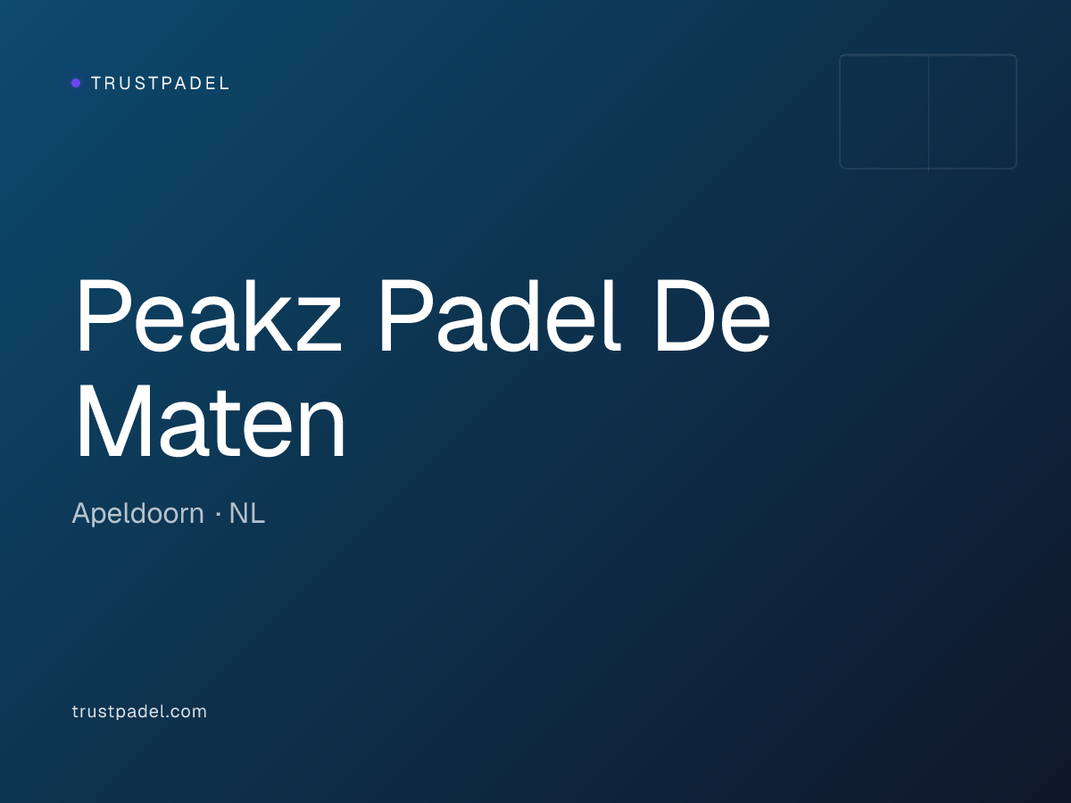 Peakz Padel De Maten padel club