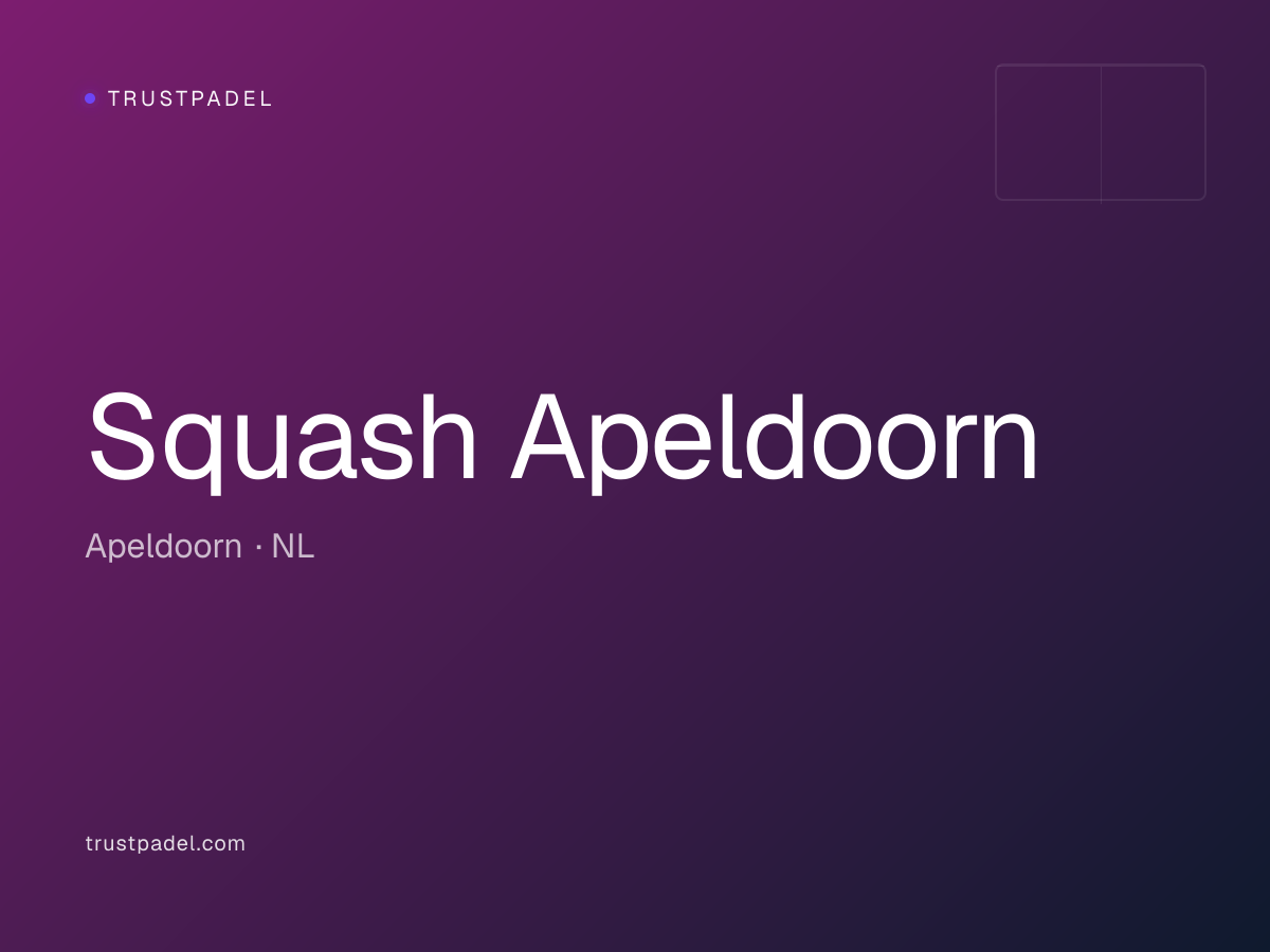 Squash Apeldoorn padel club