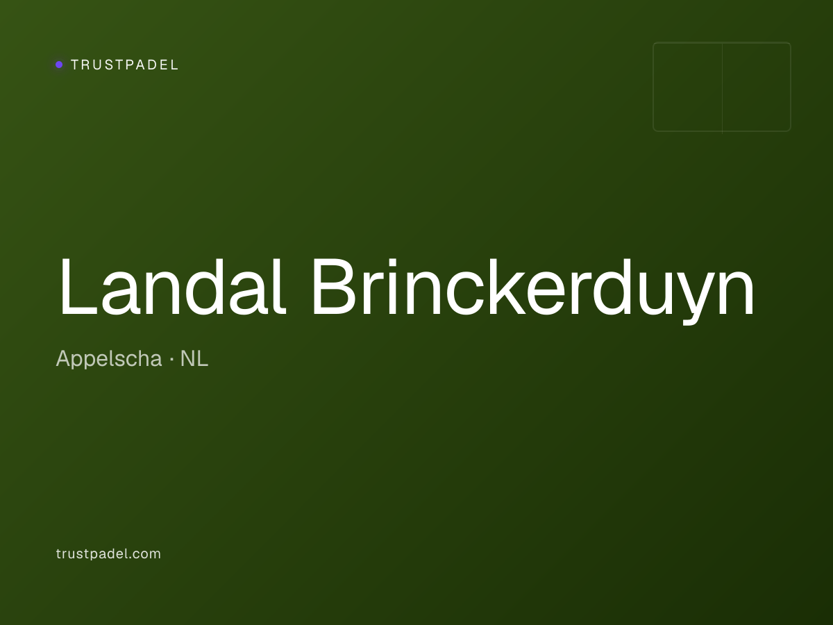 Landal Brinckerduyn padel club