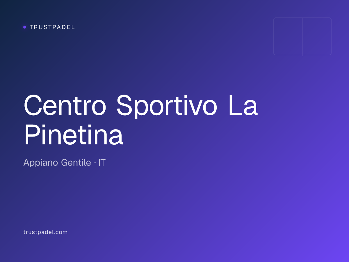 Centro Sportivo La Pinetina padel club