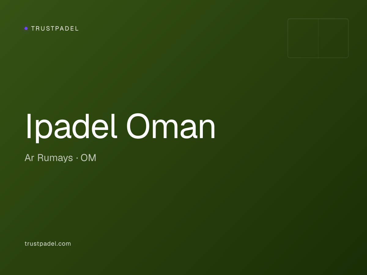 Ipadel Oman padel club